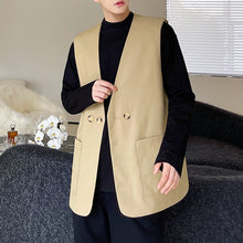 Load image into Gallery viewer, Detachable Suit Collar Casual Vest Two-piece Set
