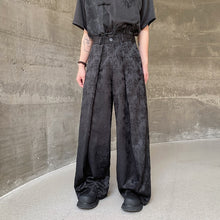 Load image into Gallery viewer, Jacquard Three-dimensional Straight Trousers
