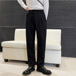 Suit Straight Long Trousers