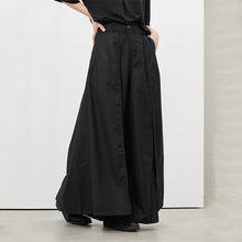 Load image into Gallery viewer, Black Irregular Multi Piece Wide Leg Pants
