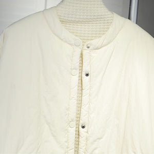 Loose Waist Casual Button-down Cotton Jacket