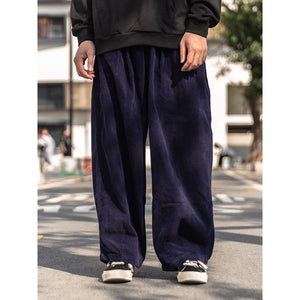 Japanese Retro Loose Corduroy Wide-leg Pants