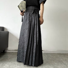 Load image into Gallery viewer, Pleated Lace-up Vintage Skirt
