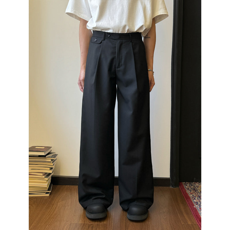 Straight Loose Wide-leg Pants