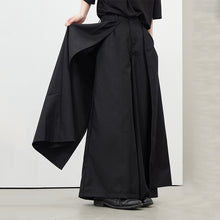 Load image into Gallery viewer, Black Irregular Multi Piece Wide Leg Pants
