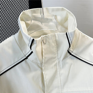 Loose Stand Collar Jacket