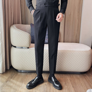 Naples Slim High Waist Suit Pants