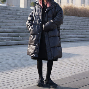 Black Loose Oversize Coat