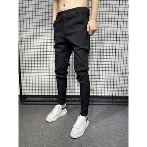 Slim Fit Casual Cuff Pants