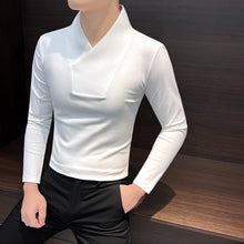 Load image into Gallery viewer, V-neck Slim Fit Bottoming Shirt
