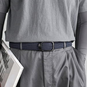 Braided Stretch Pin Buckle Belt