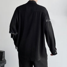 Load image into Gallery viewer, Dark Metal Hook Design Long-sleeved Shirt
