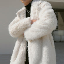 Load image into Gallery viewer, Winter Long Thick Faux Plush Coat
