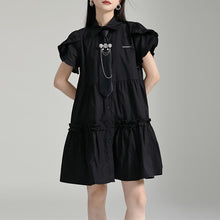 Load image into Gallery viewer, Ruffled Short Sleeve Dress
