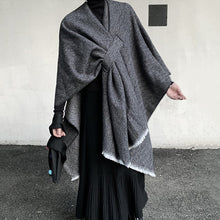 Load image into Gallery viewer, Retro Shawl Cape Coat
