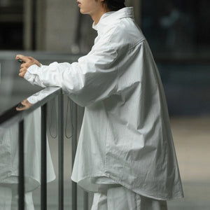 Japanese Cotton Loose Long-sleeved Shirt