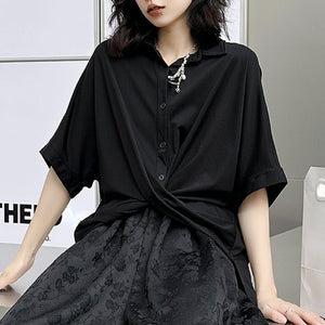 Loose Irregular Short Sleeve T-Shirt