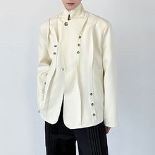 Load image into Gallery viewer, Loose Pleated Suit Collar Casual Blazer
