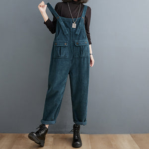 Autumn and Winter Retro Straight Overalls