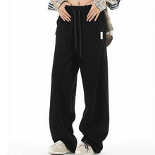 Load image into Gallery viewer, Loose Casual High-density Twill High-waist Drape Wide-leg Pants
