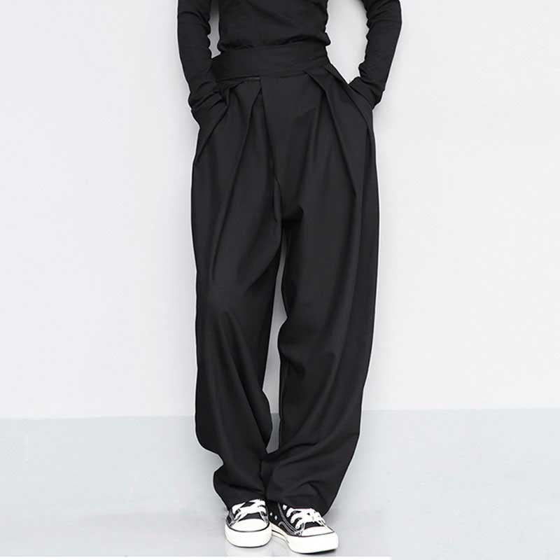 Loose Slim Casual Velcro Mopping Pants