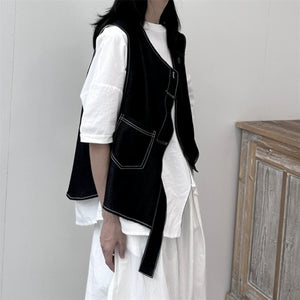 Irregular Loose Thin Vest