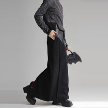 Load image into Gallery viewer, Spliced PU Leather A-line Slim Hip-hugging Skirt
