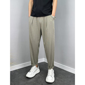 Summer Nine-point Breathable Loose Harem Pants