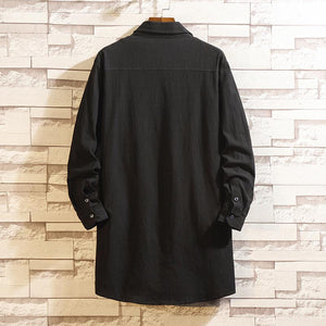 Mid-length Long-sleeved Shirt