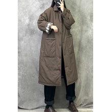 Load image into Gallery viewer, Padded Windbreaker Loose Mid-Length Cotton Coat
