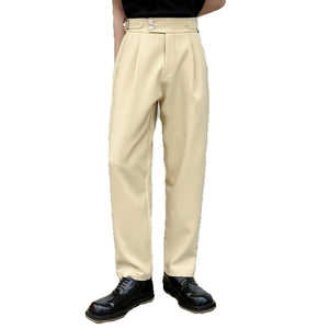 Suit Straight Long Trousers