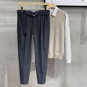 Winter Thickened Corduroy Casual Straight Pants