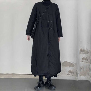 Loose Long Sleeve Black Coat