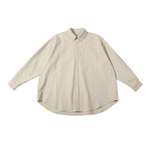 Japanese Cotton Loose Long-sleeved Shirt