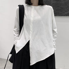 Load image into Gallery viewer, Irregular Slit Long Sleeve T-Shirt
