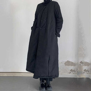 Loose Long Sleeve Black Coat