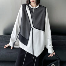 Load image into Gallery viewer, Round Neck Irregular Mesh Shirt
