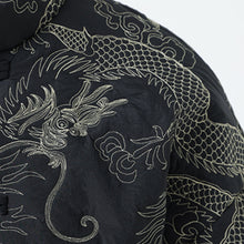 Load image into Gallery viewer, Winter Dragon Embroidered Tang Suit Jacket
