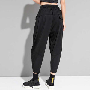 Elastic Waist Harem Pants