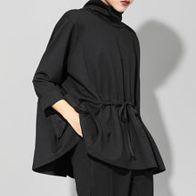 Load image into Gallery viewer, Loose Drawstring Waist Long Sleeve Shirt
