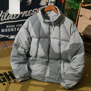 Stand Collar Loose Warm Down Jacket