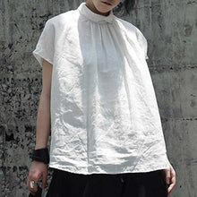 Load image into Gallery viewer, Loose Pleated Short Sleeve T-Shirt
