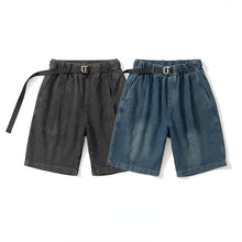 Load image into Gallery viewer, Simple Loose Denim Shorts
