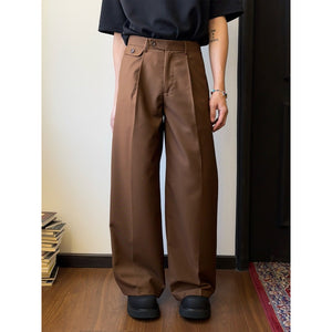 Straight Loose Wide-leg Pants