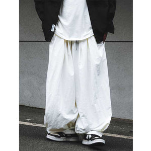 Japanese Retro Loose Straight-Leg Pants