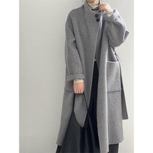 Load image into Gallery viewer, Casual Stand Collar Solid Color Coat
