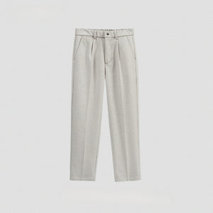 Woolen Loose Straight Casual Pants