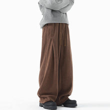 Load image into Gallery viewer, Loose Casual High-density Twill High-waist Drape Wide-leg Pants
