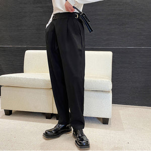 Suit Straight Long Trousers