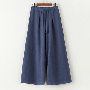 Linen Loose Slouchy Wide-leg Pants